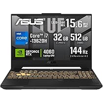 Amazon.co.jp: ASUS Gaming Laptop TUF Gaming F15 FX507VV 15.6
